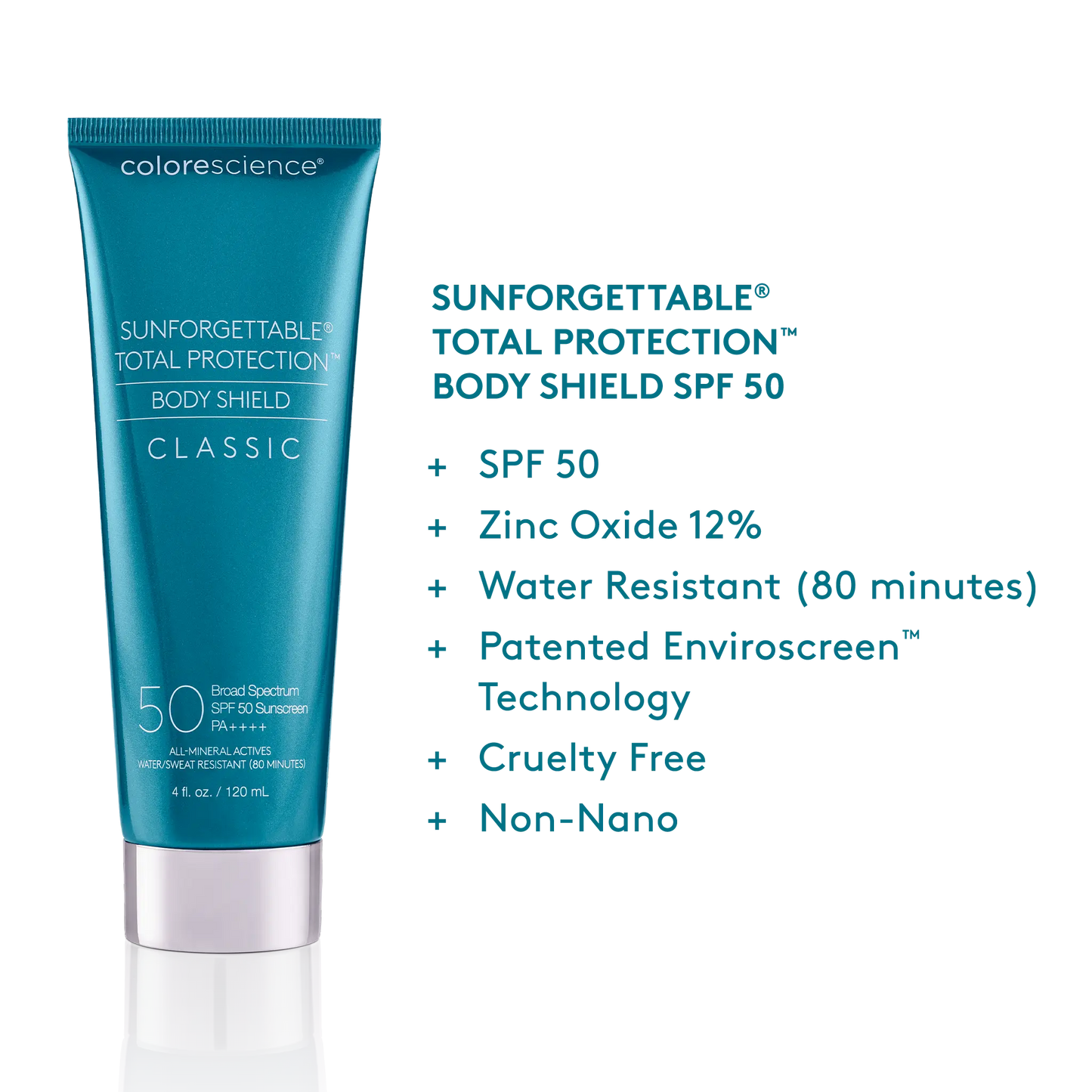 Sunforgettable® Total Protection® Body Shield Classic SPF 50